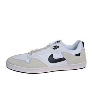 Nike SB React Leo SB Alleyoop Skate Shoes White Black Men's Size New CJ0882 100
